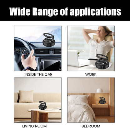 Solar Powered Car Radiator Fan - Portable Mini Vibration Heat Dissipation Cooler