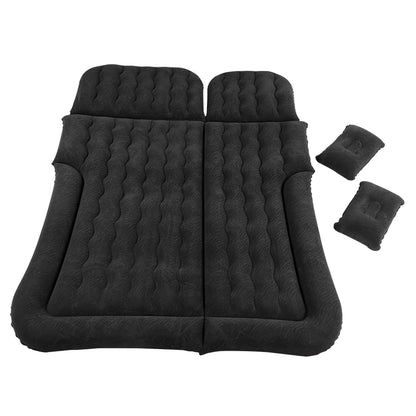 Premium Inflatable Car Travel Bed - 2-in-1 SUV Air Mattress with Soft Flocking Surface
